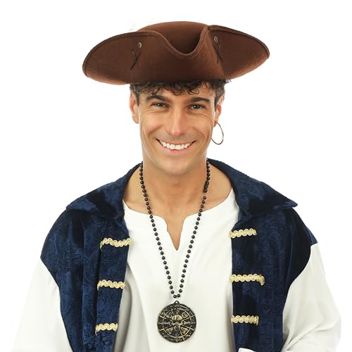 ptit-clown-23898-piratenhut-braun-erwachsene image 7