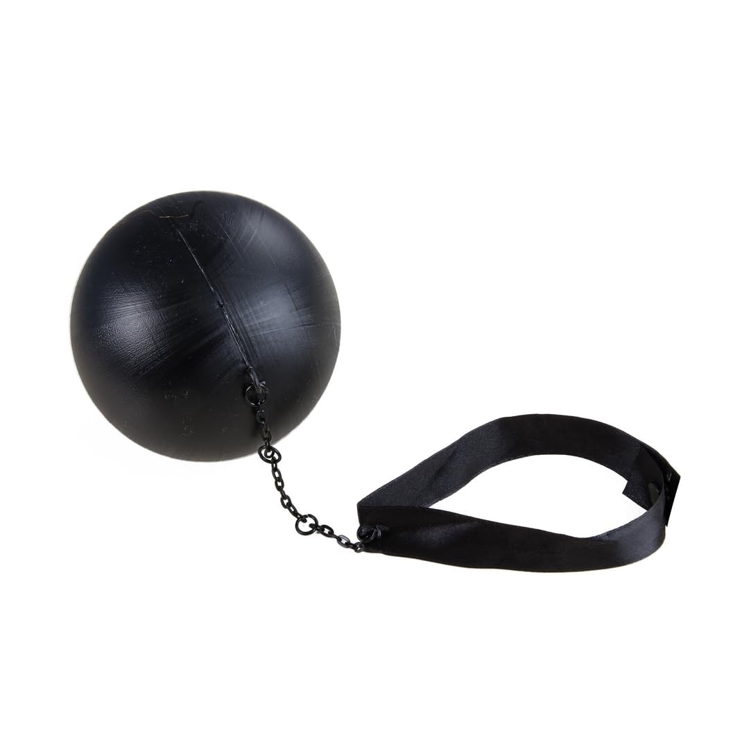 ptit-clown-60311-fu-kette-mit-kugel-str-fling-schwarz image 1