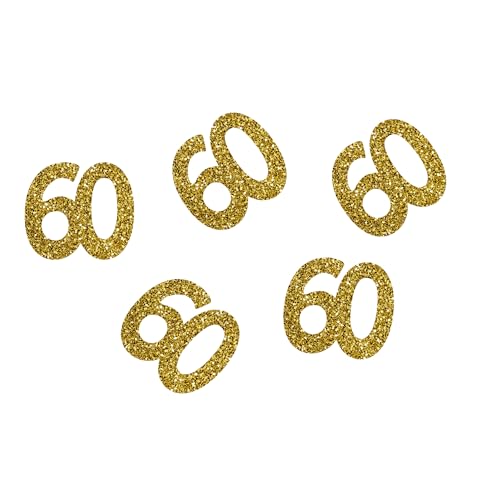 p-tit-clown-glitzer-konfetti-zahl-60-gold-50-st-ck image 4