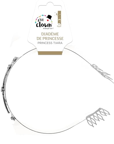 p-tit-clown-14102-prinzessinnen-diadem-luxus-versilbert-mit-strass image 7