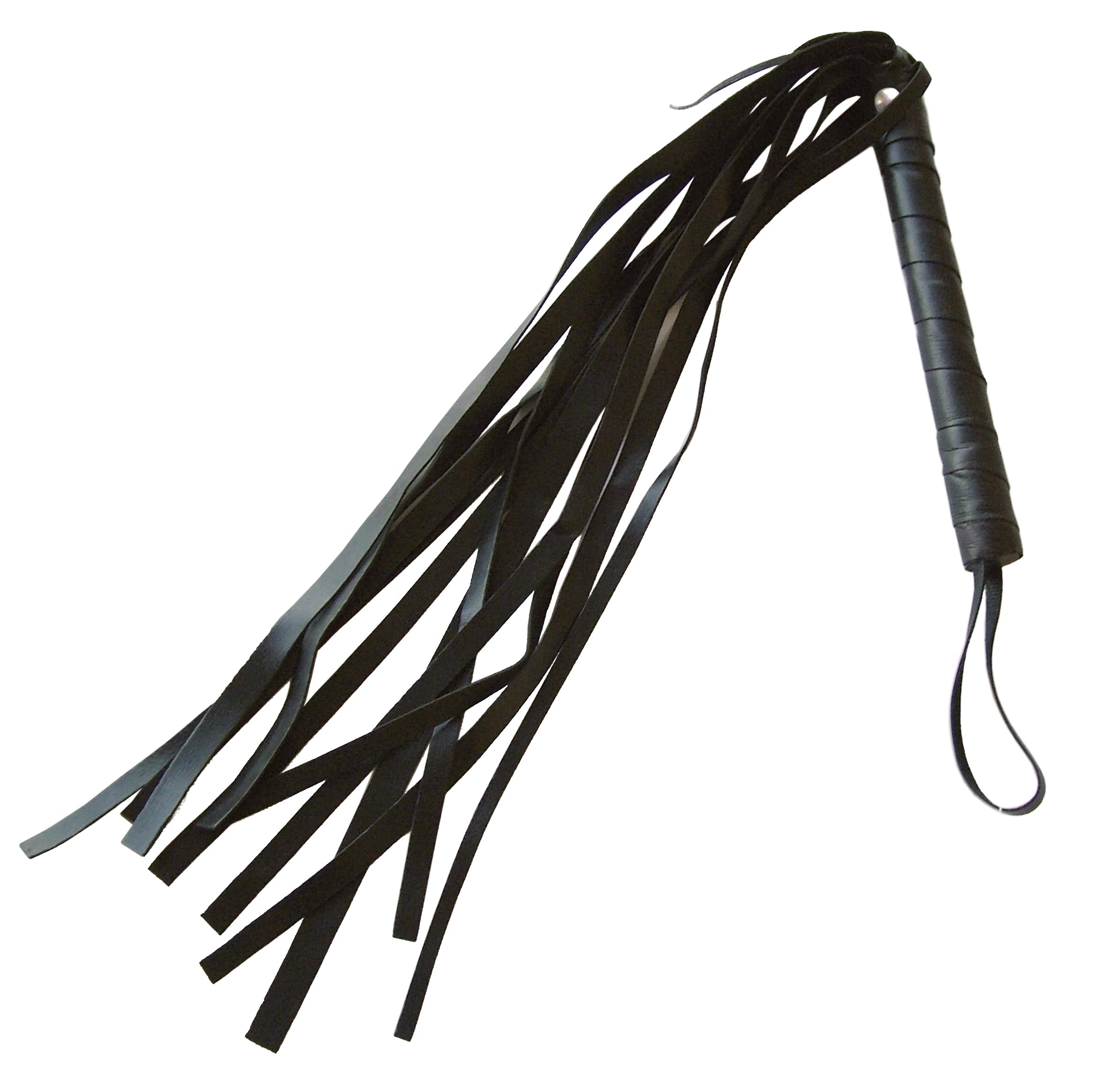 ptit-clown-peitsche-kost-m-accessoire-kunstleder-schwarz-65-cm image 2