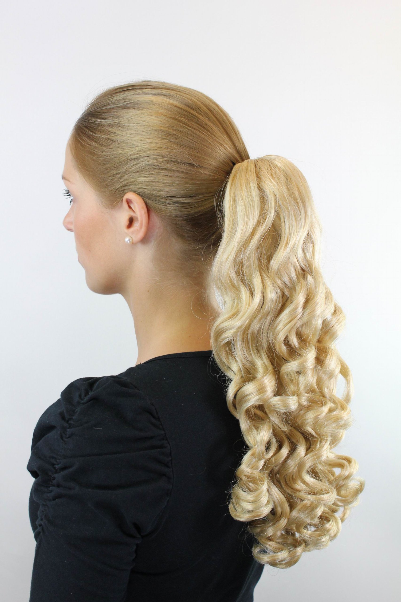 wig-me-up-xf-0070-24b-haarteil-zopf-hellblond-locken-butterfly-clip-45-cm image 2