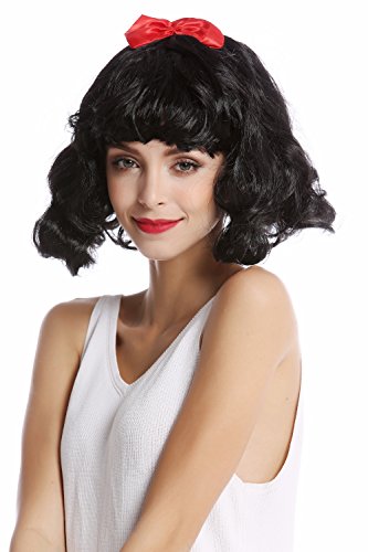 wig-me-up-90866-za103-damenper-cke-halblang-schwarz-wellig-mit-pony-und-roter-sc image 6