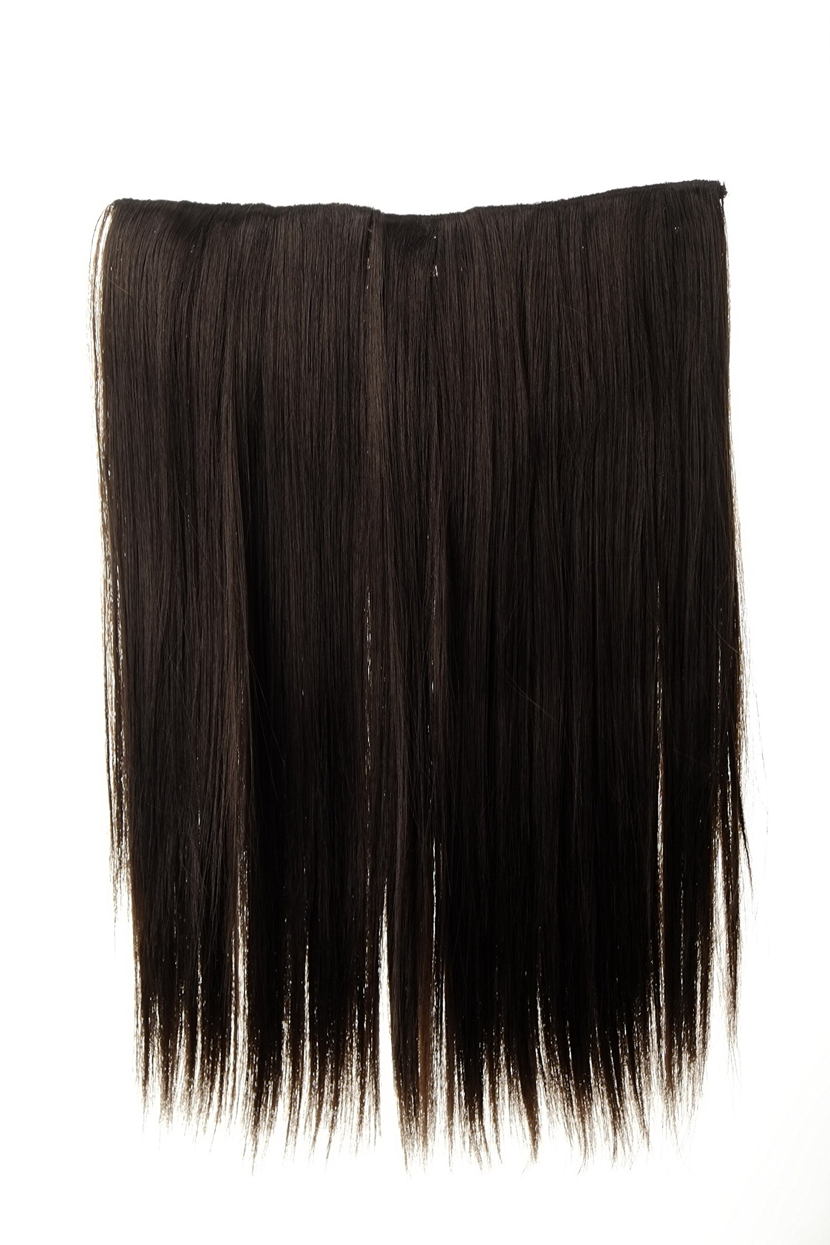 wig-me-up-l30173-44-clip-in-haarteil-extension-glatt-45-cm-dunkelbraun-grau-mix image 5