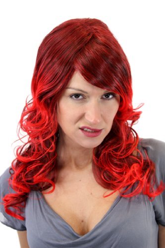 wig-me-up-gfw1043-6ttf2316-damenper-cke-rot-gelockt-wet-look-55-cm image 4