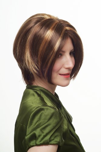 wig-me-up-7062-p6-27-kurzper-cke-braun-blond-gestr-hnt-mittelscheitel image 6
