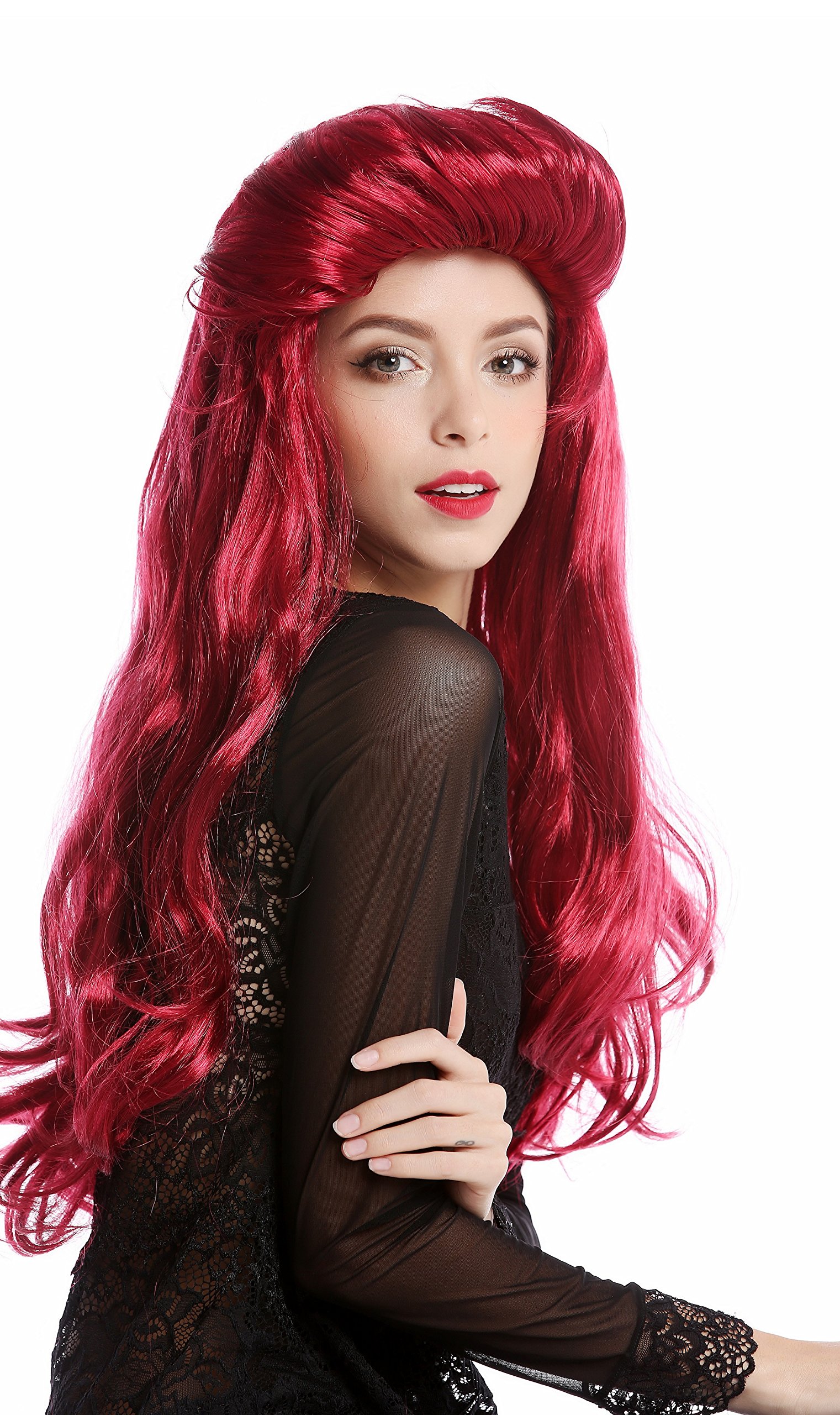 wig-me-up-91313-damenper-cke-rot-lang-65-cm-vamp-70er-80er-tolle image 3