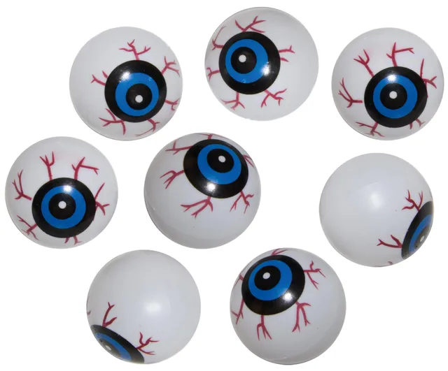 ptit-clown-halloween-deko-augen-kunststoff-8er-pack-3-2-cm image 1