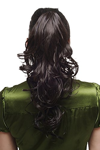 wig-me-up-sa011-2-pferdeschwanz-haarteil-locken-wetlook-schwarz-45-cm image 4