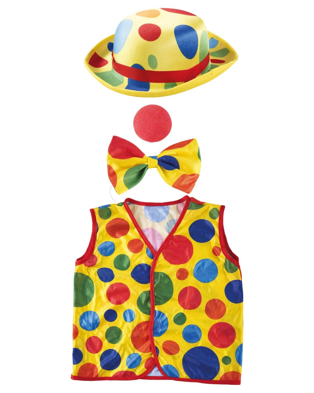ptit-clown-kinder-clown-zubeh-r-set-einheitsgr-e-mehrfarbig image 1