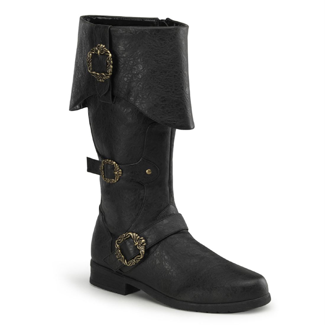 funtasma-carribean-299-piraten-knie-stiefel-mit-flachabsatz-schwarz image 1
