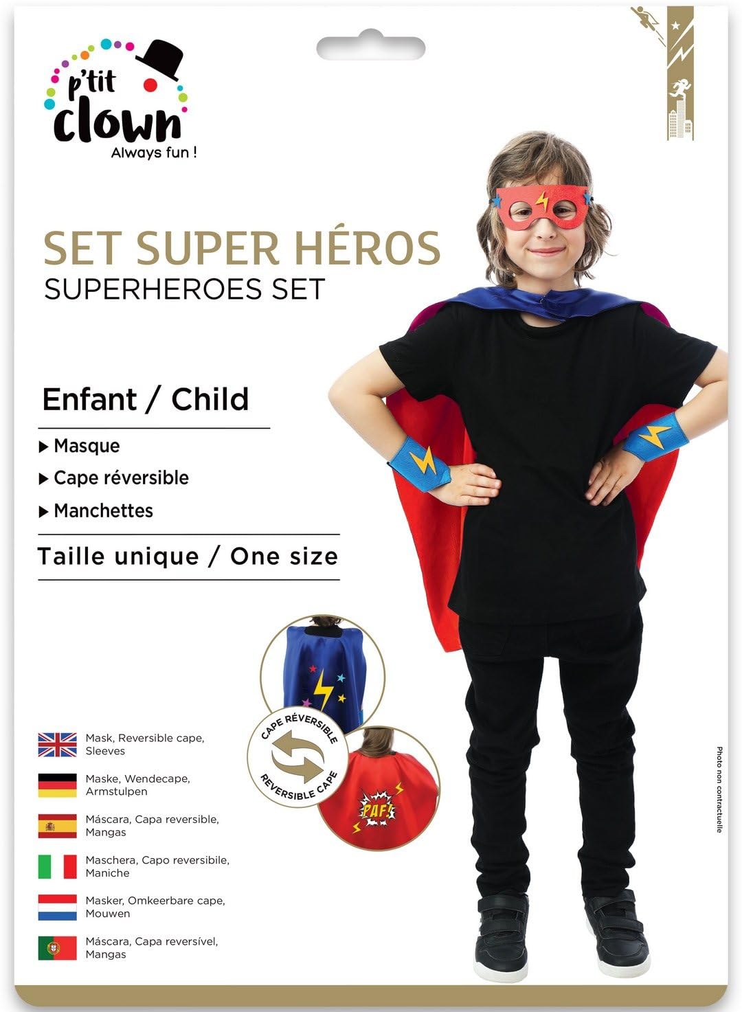 p-tit-clown-23311-superhelden-kost-m-set-kinder-mit-wendeumhang-manschetten-mask image 3