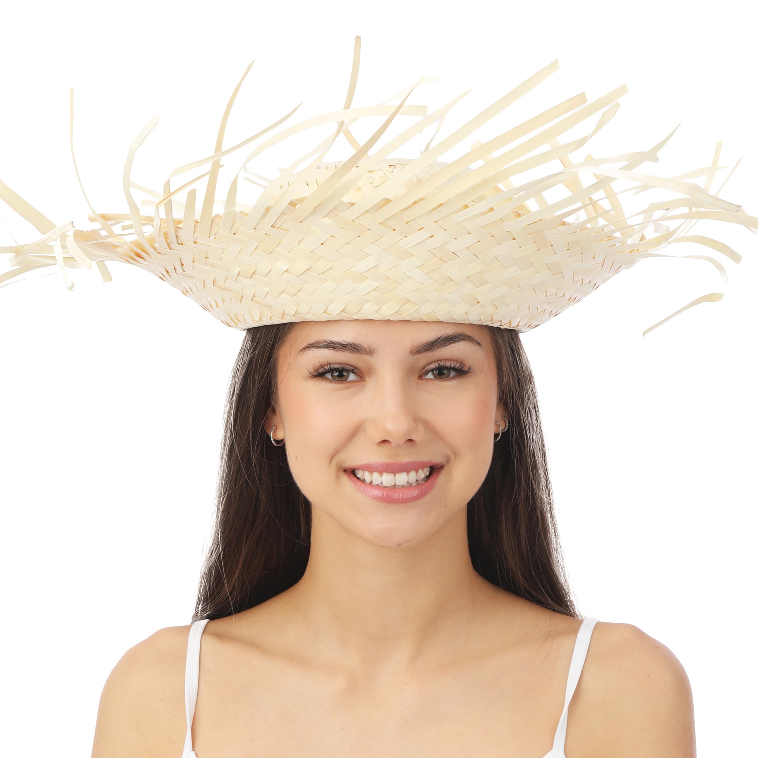 ptit-clown-95422-hawaii-strohhut-beige-natur-erwachsene image 4