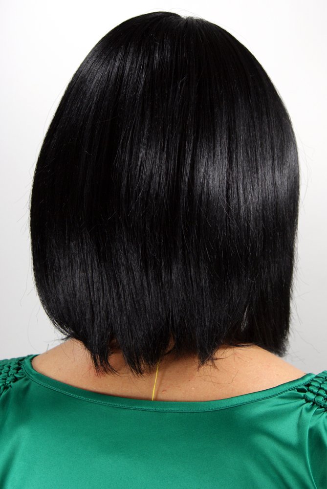 wig-me-up-1215-1-bob-per-cke-schwarz-glatt-scheitel-30cm image 4