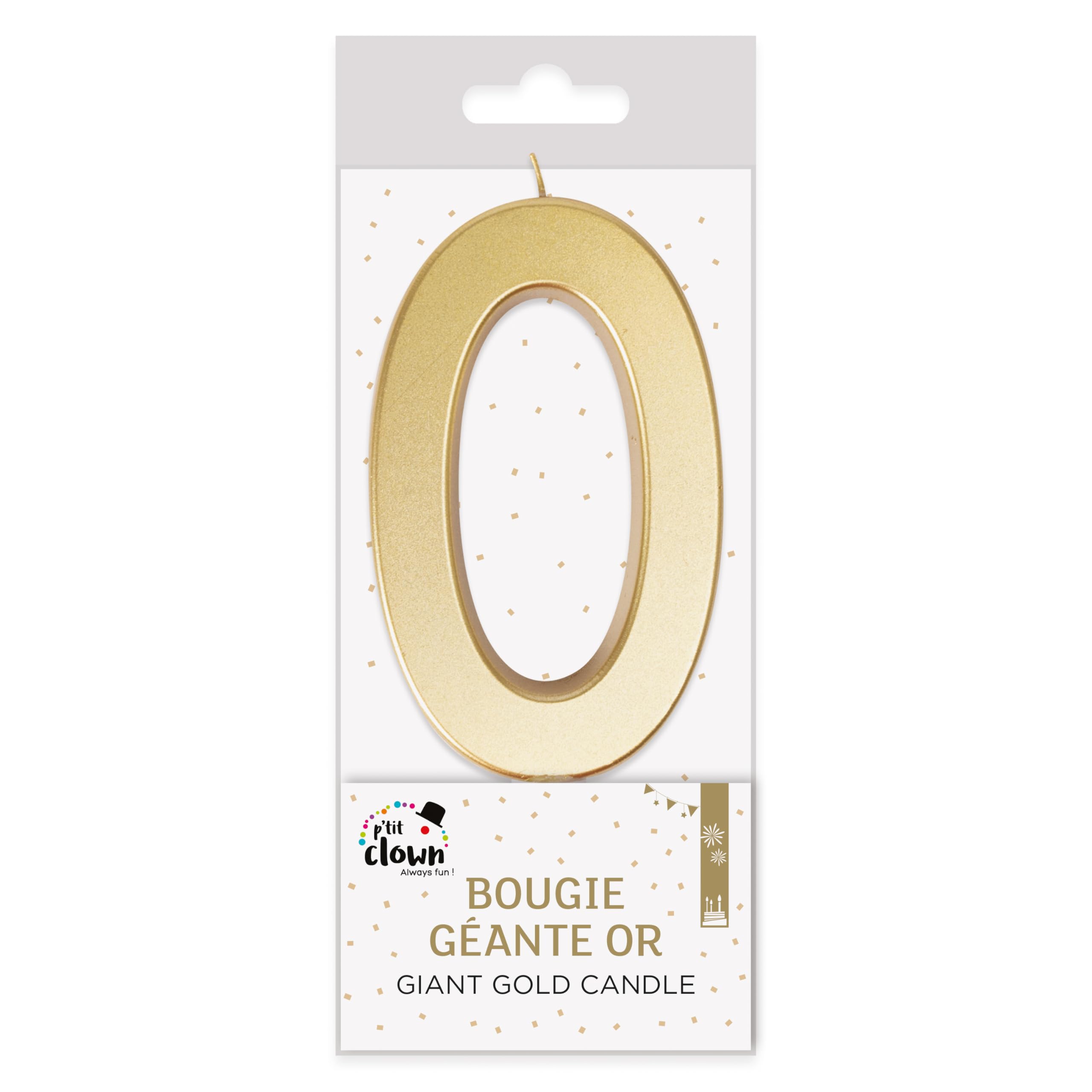 ptit-clown-23950-riesenkerze-gold-zahl-0-tortendeko image 4