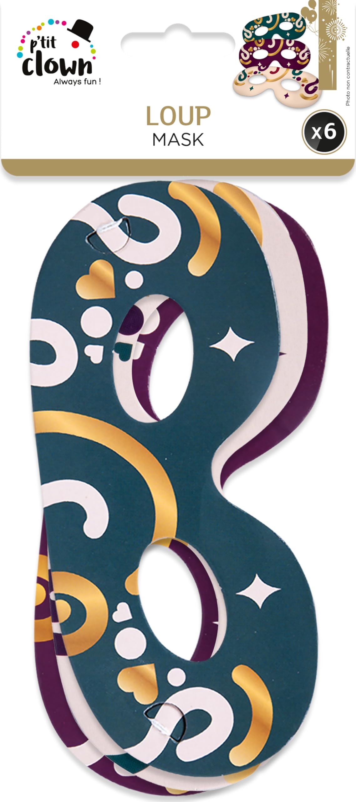 p-tit-clown-23451-luftr-ssel-papier-6-st-ck image 2