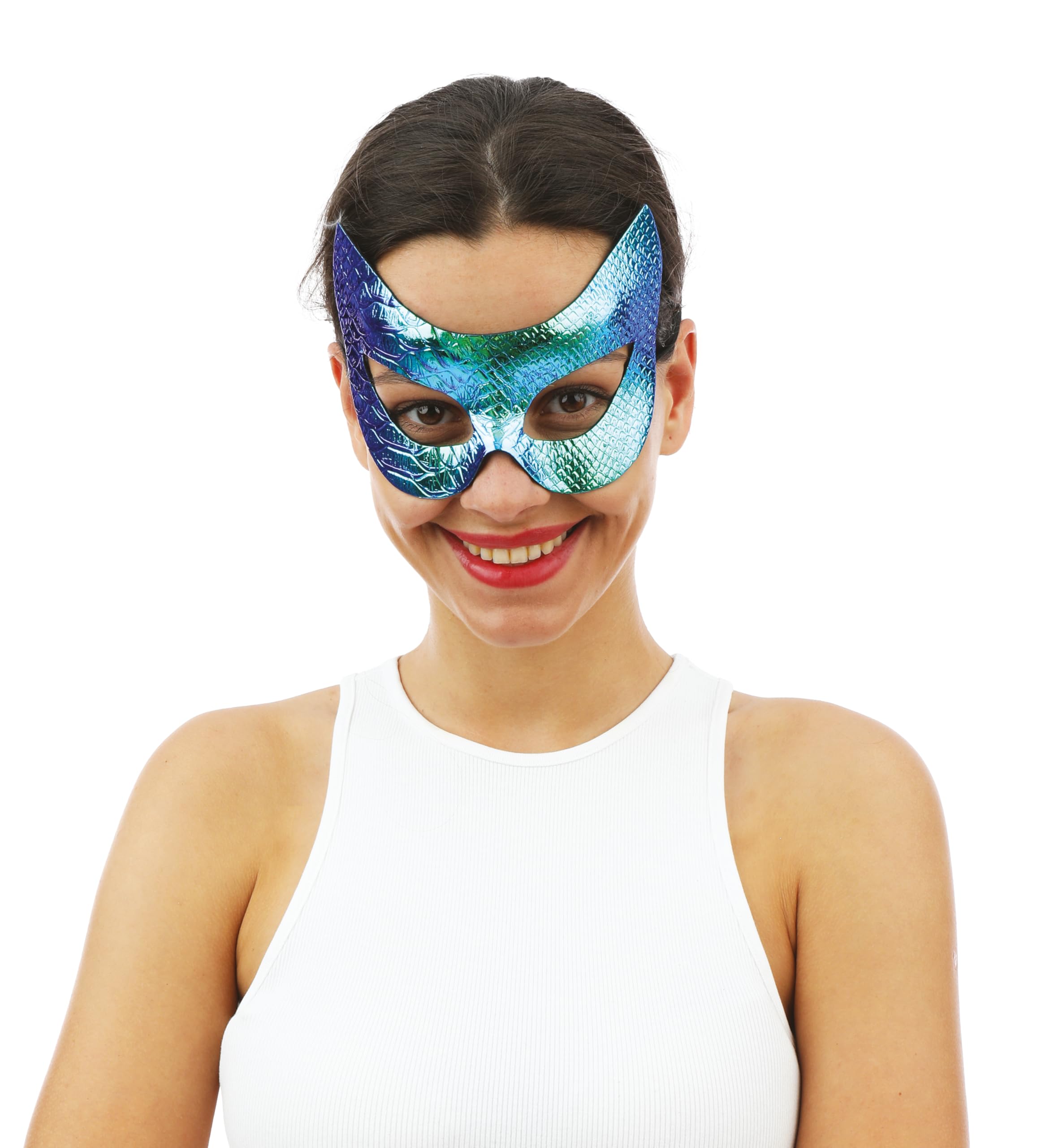 p-tit-clown-23376-wolf-maske-schuppeneffekt-t-rkis-erwachsene image 2