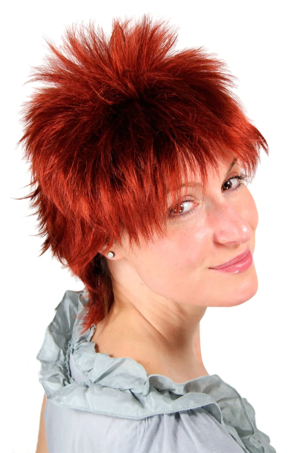 wig-me-up-26155-131-kurzhaar-per-cke-rot-frech-80er-ndw-25-cm image 1