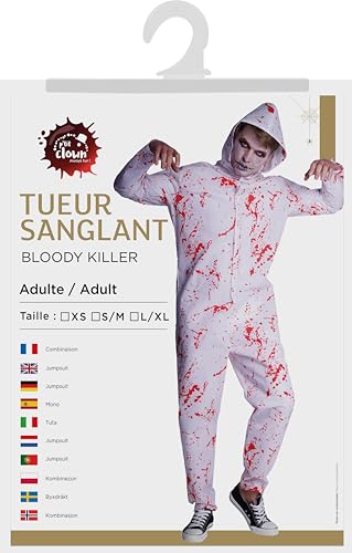 p-tit-clown-blutm-rder-kost-m-erwachsene-unisex-kapuzenanzug-bloody image 7