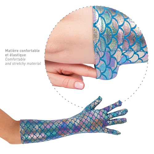 ptit-clown-meerjungfrau-handschuhe-lang-40cm-mehrfarbig image 5