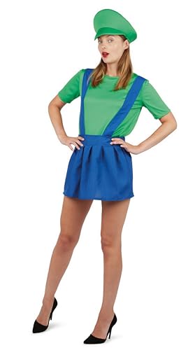 ptit-clown-60623-klempner-kost-m-f-r-damen-blau-gr-n-gr-e-l-xl image 7