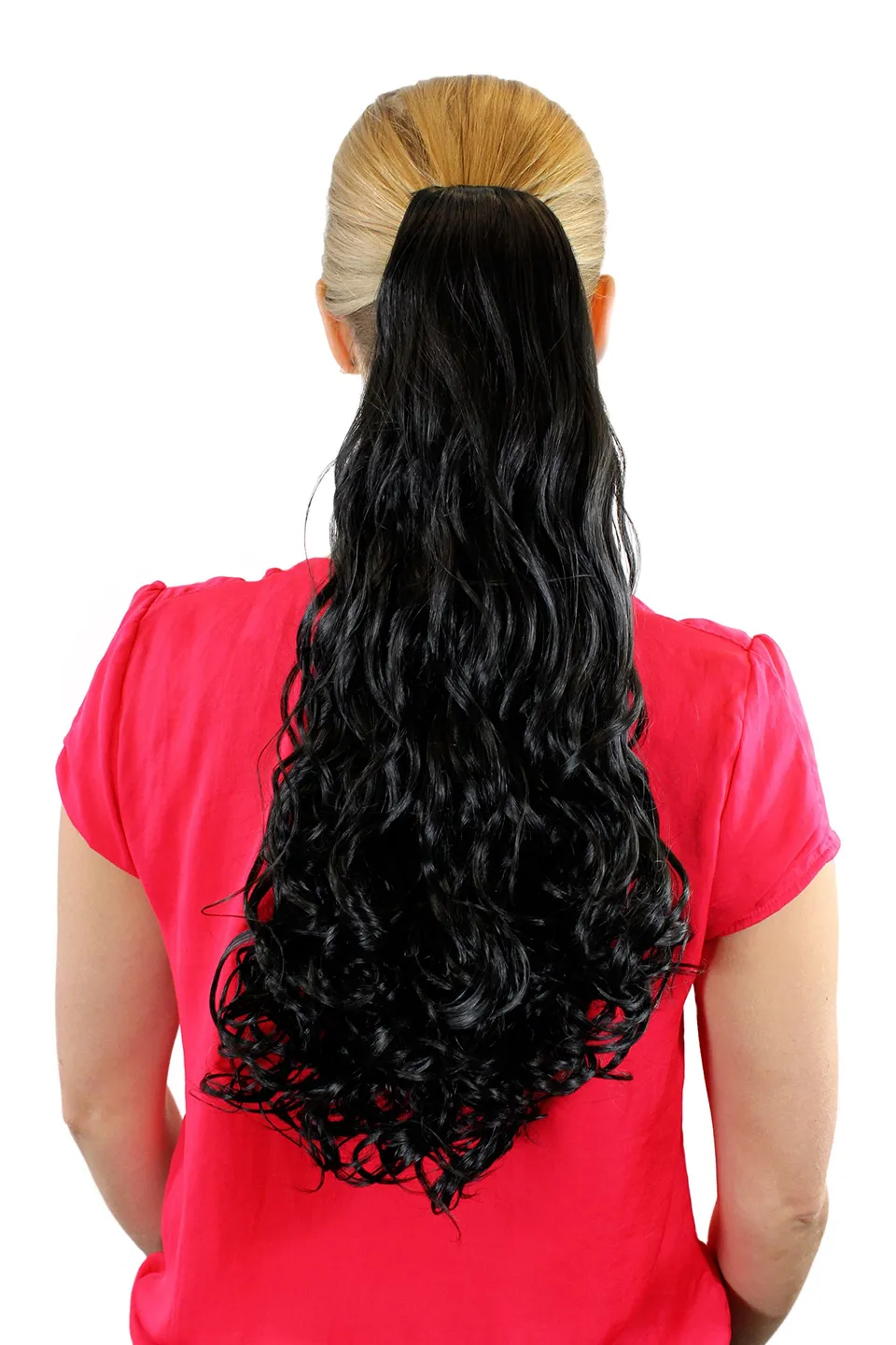 wig-me-up-jl-4012-1b-ponytail-zopf-schwarz-lockig-50-cm-butterfly-clip image 1