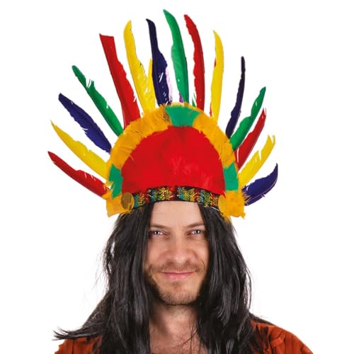 ptit-clown-18670-indianer-kopfschmuck-14-federn-mehrfarbig image 5