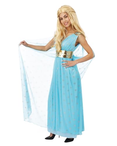 p-tit-clown-mittelalter-prinzessinnenkost-m-damen-blau-karneval-kleid image 6
