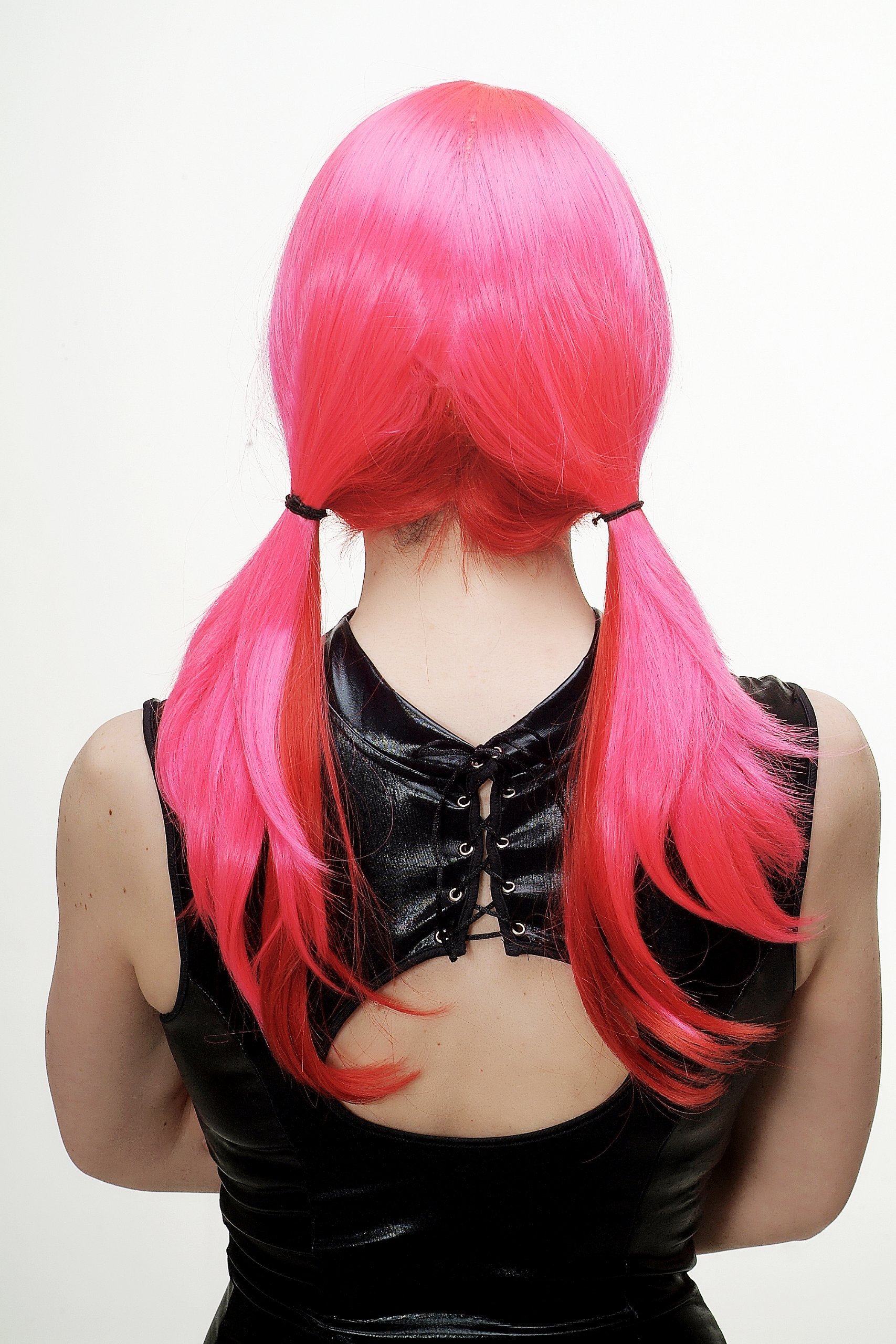 wig-me-up-f1005-damenper-cke-rosa-rot-mit-z-pfen-gothic-lolita-gestuft image 3