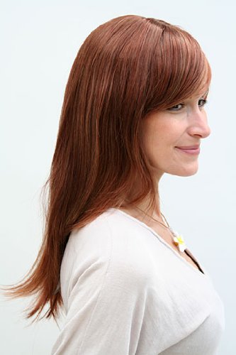 wig-me-up-3119-33tr-per-cke-braun-haselnussbraun-glatte-lange-haare-mit-pony image 5