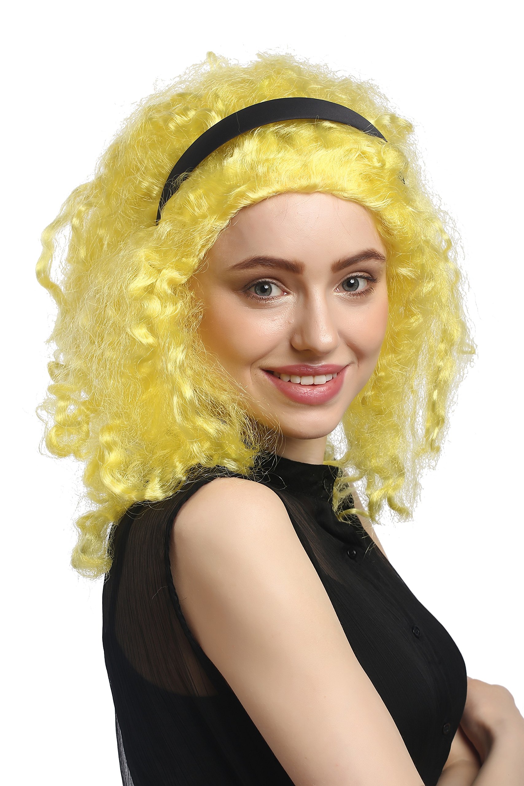 wig-me-up-3046-pp310-afro-volumen-per-cke-krause-locken-neongelb-mit-haarreif image 4