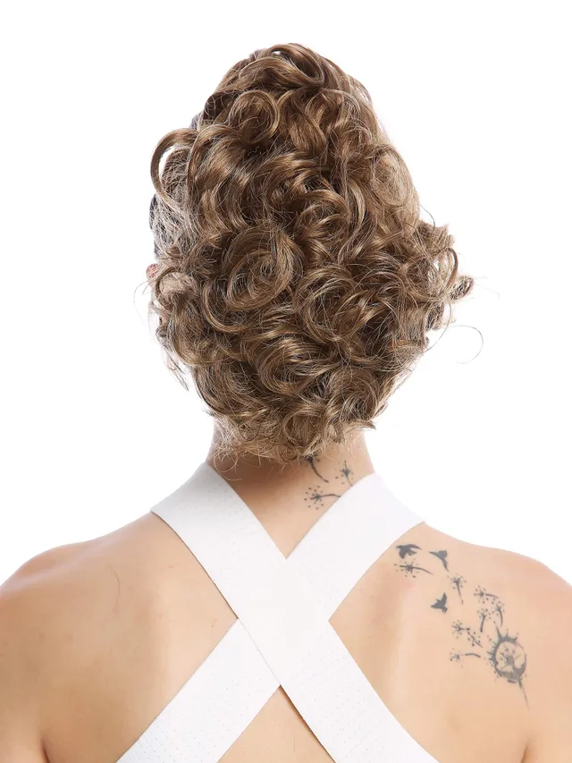 wig-me-up-mkb-22-v-14-haarteil-pferdeschwanz-kurz-lockig-goldbraun-25-cm image 1