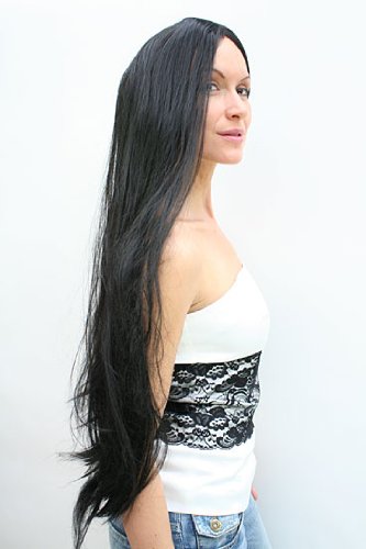 wig-me-up-th46-party-per-cke-schwarz-glatt-mit-scheitel-80-cm image 3