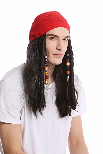 wig-me-up-a72325-p1-pirat-per-cke-lang-schwarz-mit-bandana-und-perlen image 8