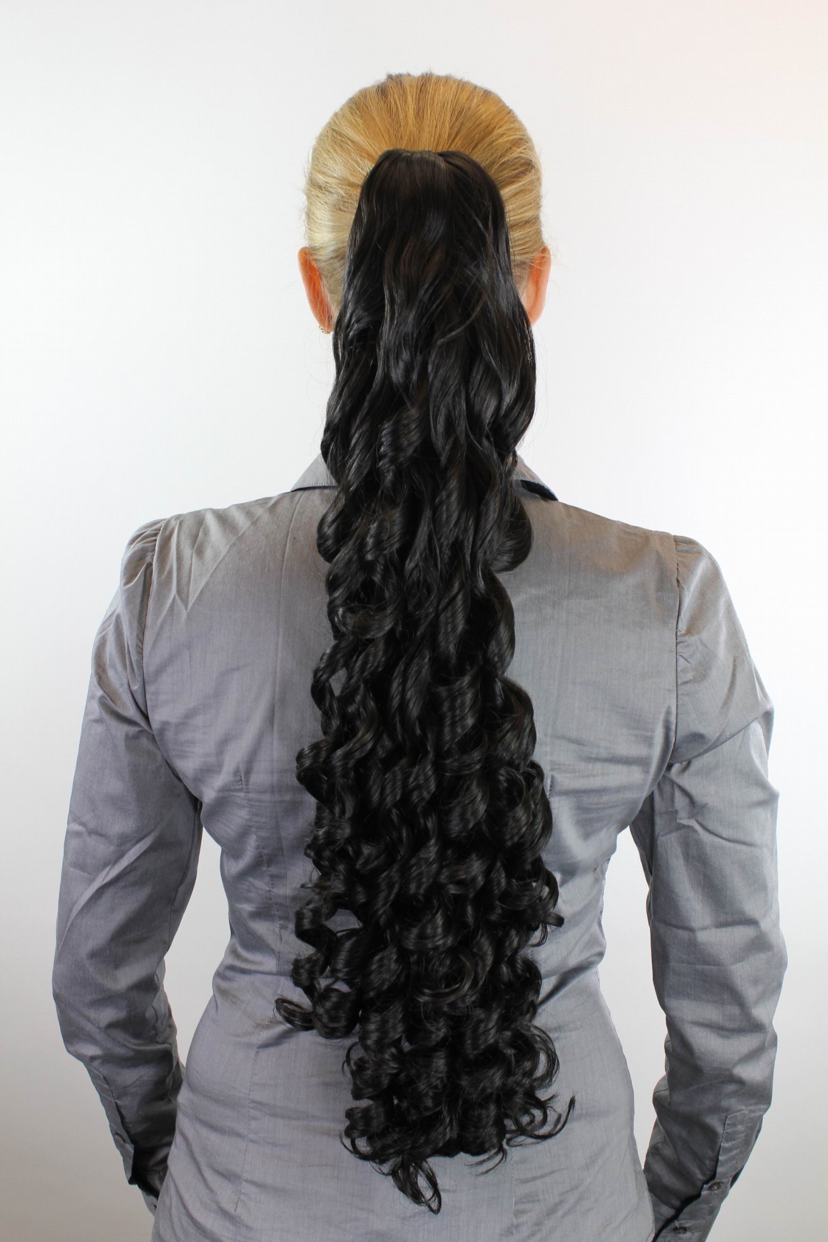 wig-me-up-jl-3111-3-haarteil-zopf-dunkelbraun-spirallocken-ca-65-cm image 1