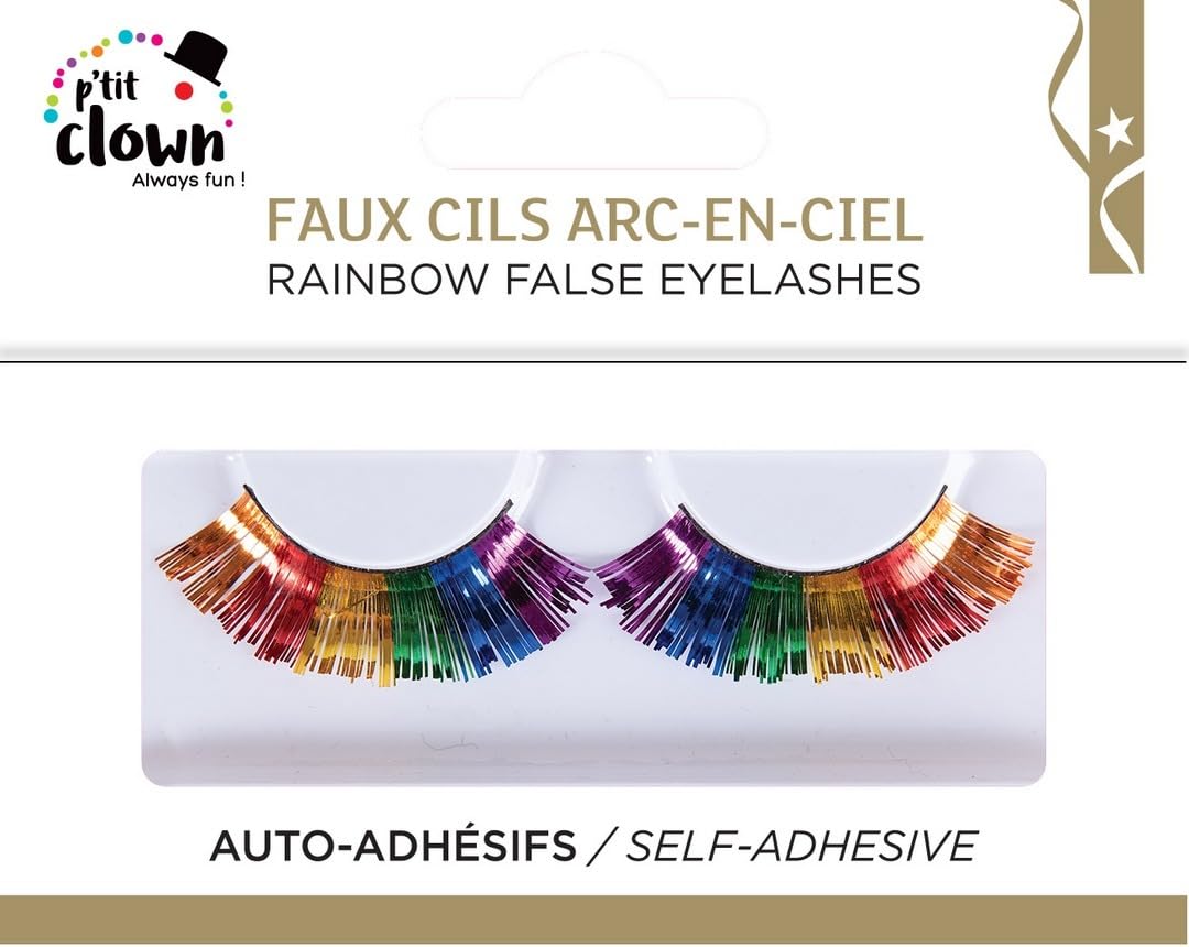 ptit-clown-k-nstliche-wimpern-selbstklebend-regenbogen-ohne-kleber image 5