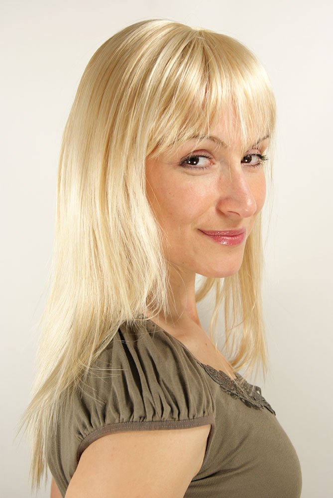 wig-me-up-la032-611-blond-per-cke-glatt-mit-pony-50-cm image 1