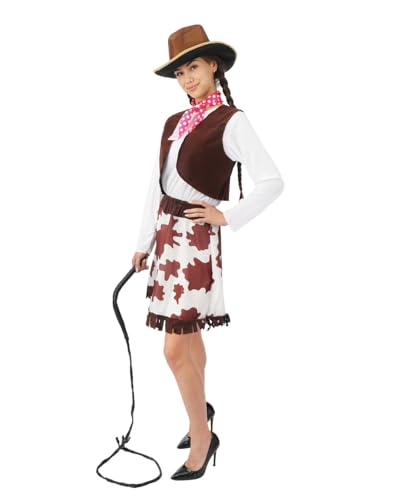 p-tit-clown-cowgirl-kost-m-damen-braun-polyester image 7