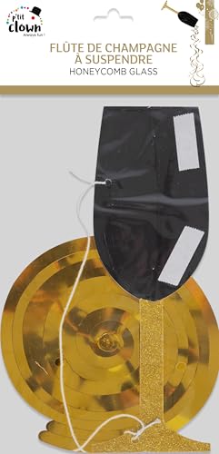 ptit-clown-waben-deko-champagnerschale-gold image 7