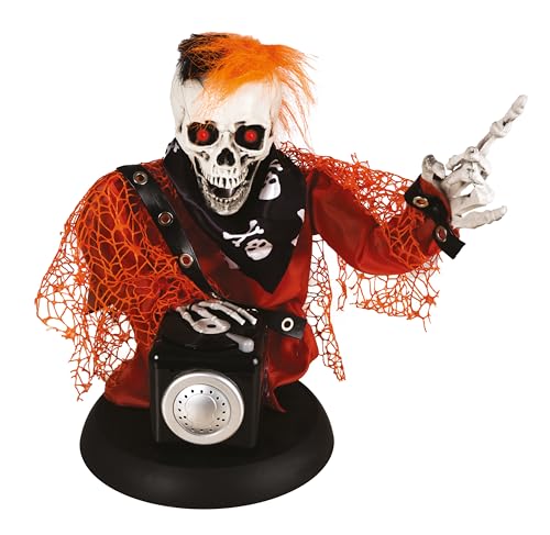 p-tit-clown-dj-skelett-punk-zum-hinstellen-animiert-mit-sound-und-licht image 5