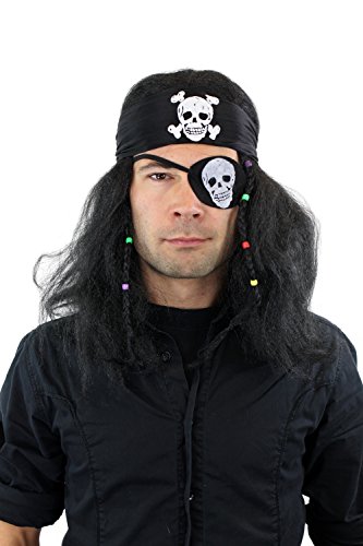 wig-me-up-26583-p103-piratenper-cke-schwarz-mit-z-pfen-und-totenkopf-bandana image 7