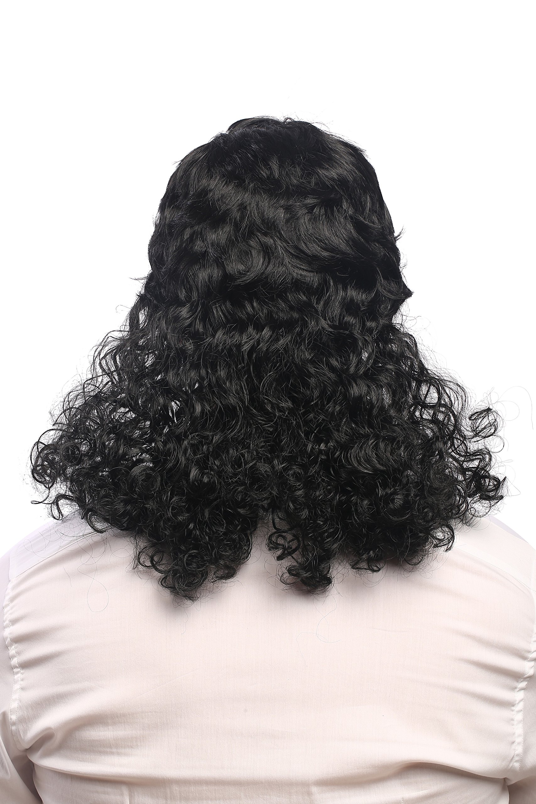 wig-me-up-60893-p103-vokuhila-per-cke-schwarz-lockig-ca-50-cm image 2
