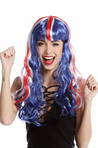 wig-me-up-90923-union-jack-fanper-cke-damen-blau-wei-rot-lang-wellig image 6