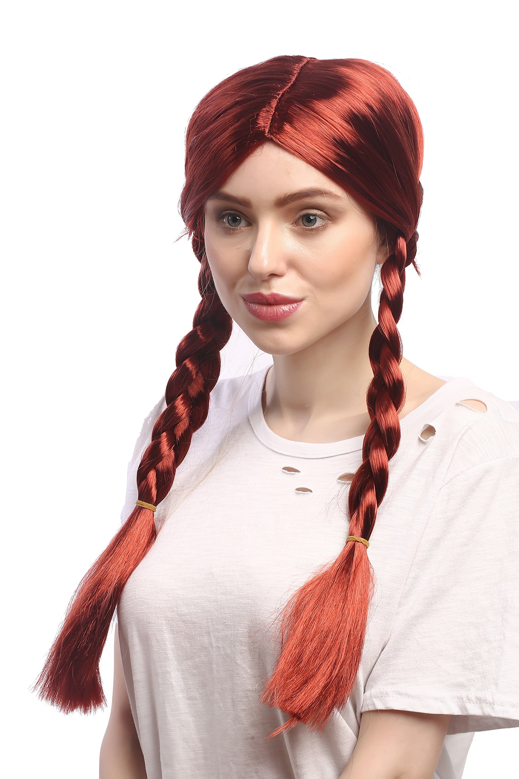 wig-me-up-party-per-cke-wg-7039-za350-damen-kupferrot-mit-z-pfen-60-cm image 2