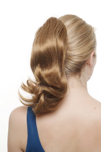 wig-me-up-pferdeschwanz-sa04-2005-zopf-extension-dunkelblond-25-cm-mit-butterfly image 3