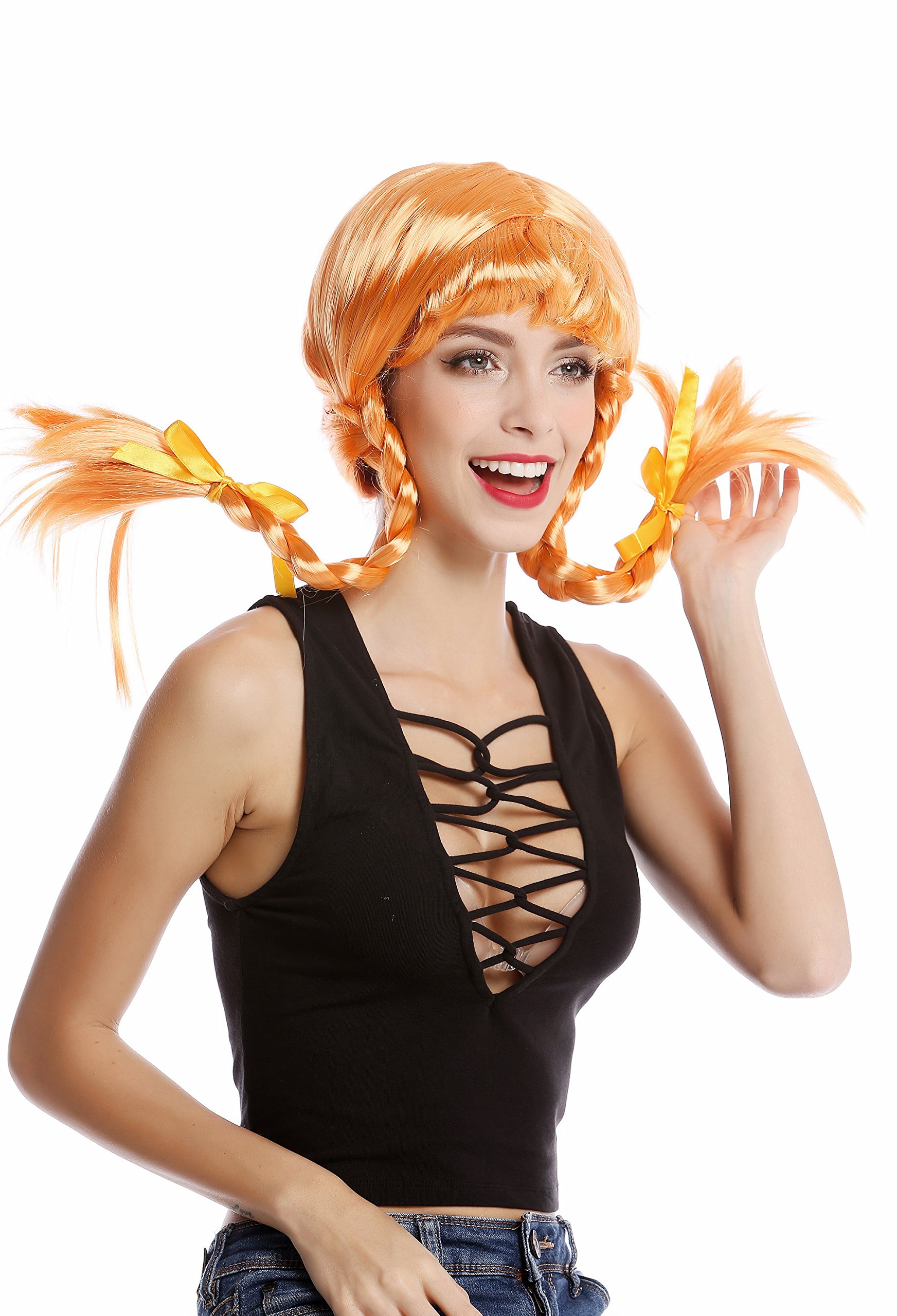 wig-me-up-ddh-t8175-pc21-damen-per-cke-freche-g-re-orange-z-pfe-40-cm image 4