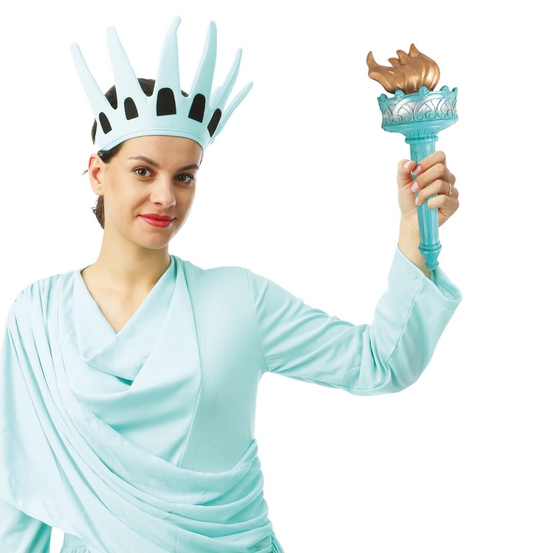ptit-clown-54029-freiheitsstatue-fackel-30-cm-kunststoff image 2