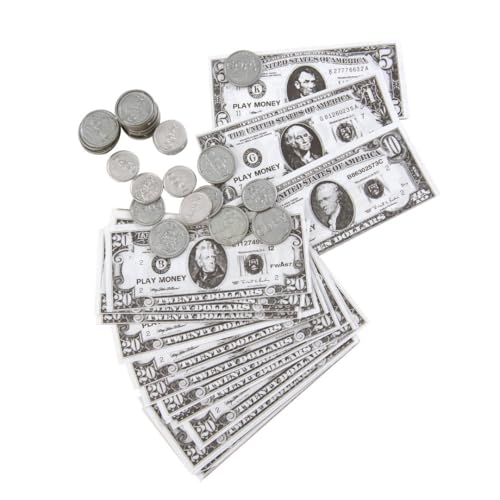 ptit-clown-cowboy-spielgeld-set-16-banknoten-kunststoff-papier image 4