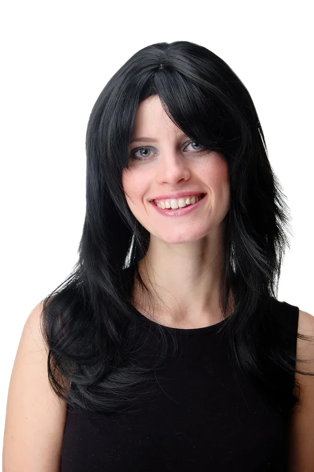 wig-me-up-gfw242-1b-damenper-cke-lang-gewellt-schwarz-mit-scheitel-pony image 1