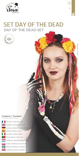 p-tit-clown-30046-day-of-the-dead-set-damen-haarreif-handschuhe-kette image 7